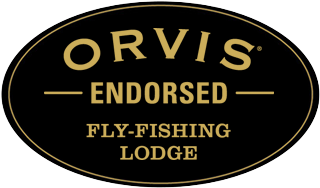 Orvis endorsed fly-fishing lodge logo - Intricate Bay Lodge